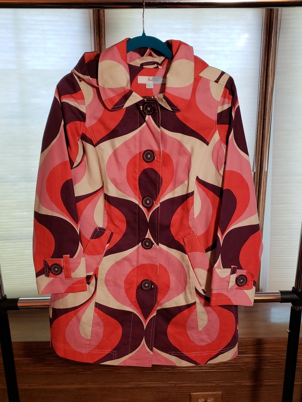 Boden Rainy Day Mac WE452. 6P. Op Art. Pop Art. 60s/70s Lava Lamp. Psychedelic